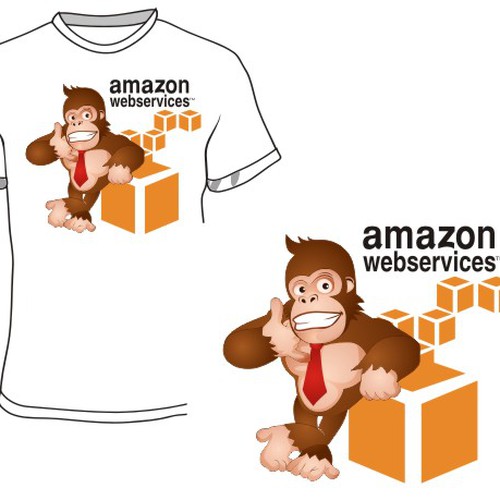 Design di Design the Chaos Monkey T-Shirt di Supermin