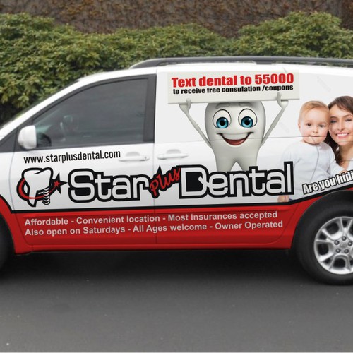 CAR wrap design for Dental office Design by TANSA ART