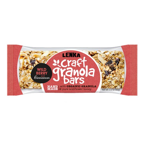 Craft Granola Bar Packaging for Millennials Design réalisé par Chris De Lisen