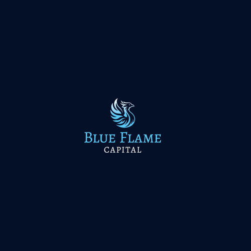 We need a Blue Flame Logo worthy of classic car hood status...but not...really. Design by Eduardo, D2 Design