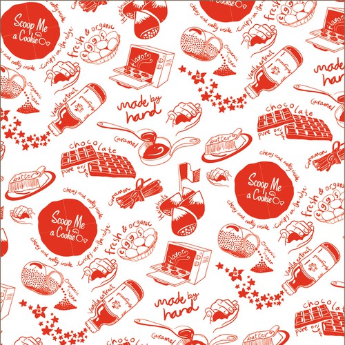 FRENCH cookie bakery needs a strong packaging design Design by bichito