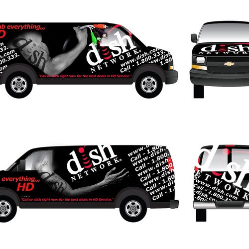 Diseño de V&S 002 ~ REDESIGN THE DISH NETWORK INSTALLATION FLEET de ArtDsg