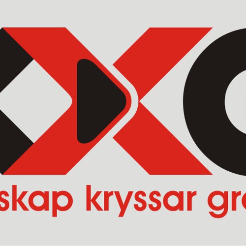 Logo for Kunnskap kryssar grenser ("Knowledge across borders") Diseño de BIG sueb