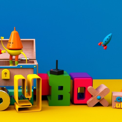 Looking for a stunning, illustrated header design for toy website. デザイン by sfd17