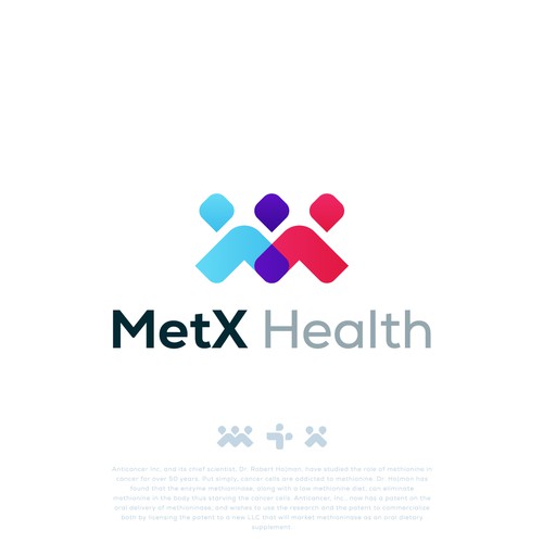 MetX Health Logo - Anti-Cancer Products and Research Design by Ned™