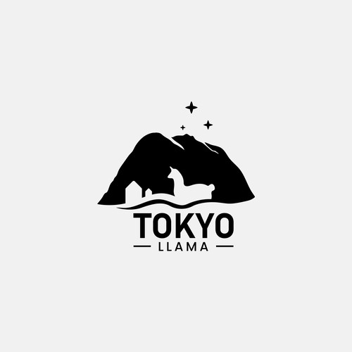 Outdoor brand logo for popular YouTube channel, Tokyo Llama Design por ceylongraphic