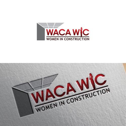 Strong, Clean, Professional Women in Construction logo Design by Monta_art99