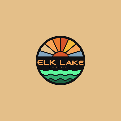 Design a logo for our local elk lake for our retail store in michigan Réalisé par eBilal