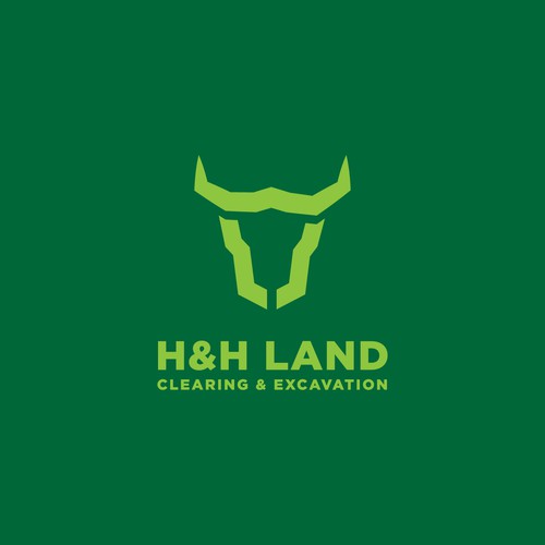 LOGO AND LETTER HEAD FOR H&H LAND CLEARING AND EXEXCAVATION Diseño de Squareline Studios