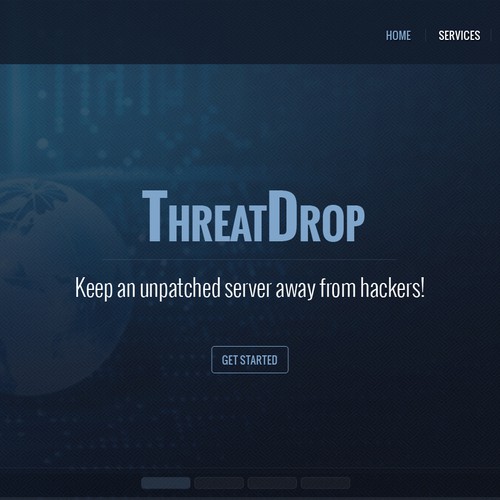 Professional as well as cool landing page for an innovative company that keep your business secure Design by Maia & Stefan Pulciu