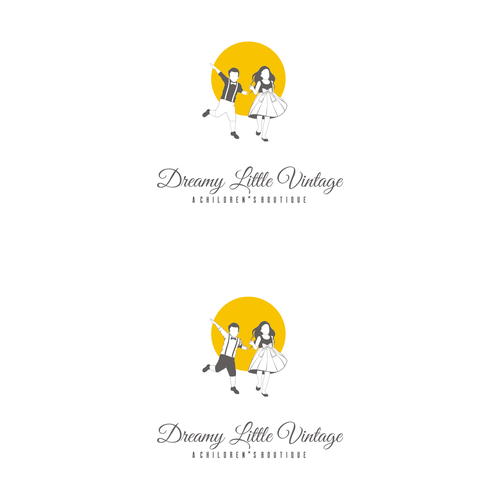 Design a "dreamy" logo for a brand new children's vintage clothing boutique Design by J4$on