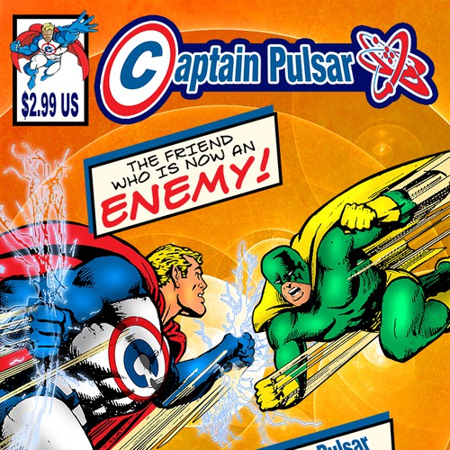 Captain Pulsar First Edition Comic Concept Design by Jason Moser