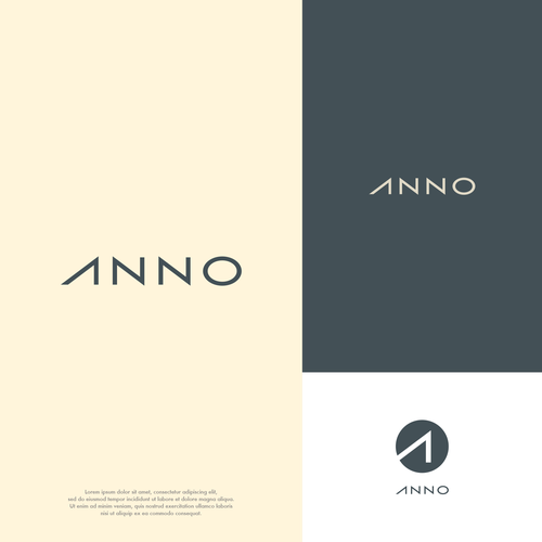 Craft a Unique Wordmark and Monogram for ANNO's Luxury Evening Wear-ontwerp door tapay