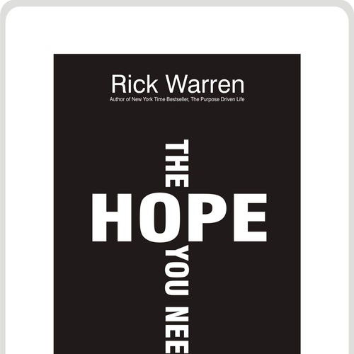 Design Rick Warren's New Book Cover Design réalisé par Sijo Xavier PG