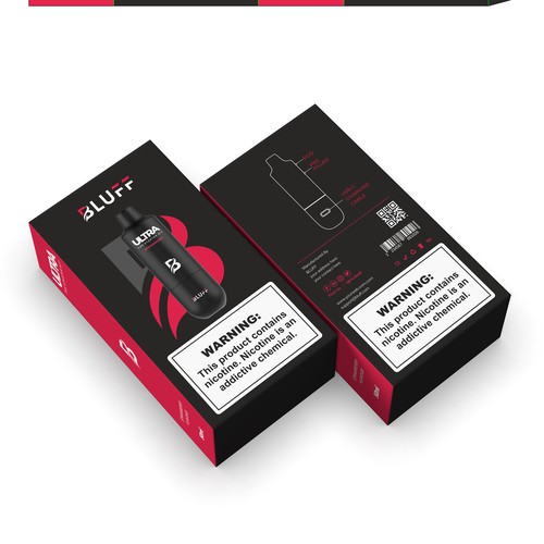 Vape packaging for a new more eco friendly vaping company Design by Imee008