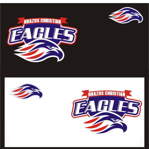 Design an orignal EAGLE mascot for Brazos Christian School Design by MAhi2014