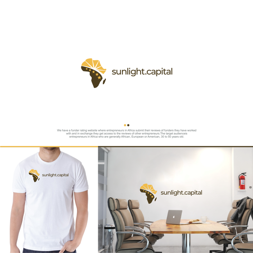 Sunlight.Capital: Logo for funder rating database ⭐⭐⭐⭐⭐ Design von Marsha PIA™