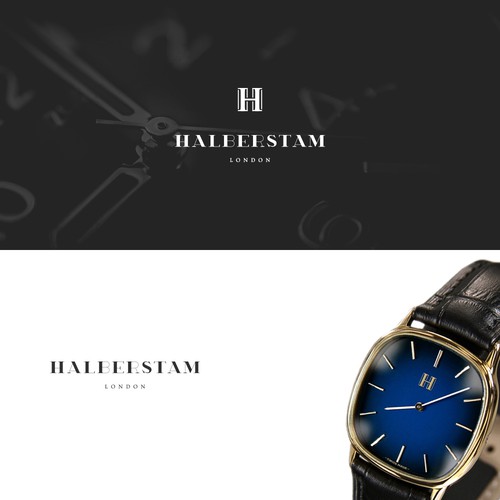 Create rounded 'H' logo for  Halberstam's watches Design by threatik®