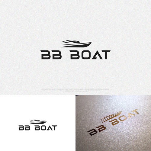 Motor yacht logo - BB Boat or BBboat Design by Lyna™