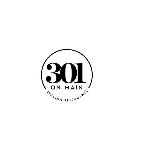 RESTAURANT 301 ADD ITALIAN RISTORANTE under logo Design by Jaely