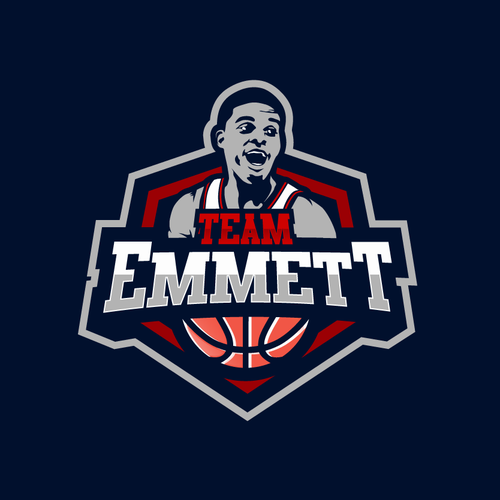 Basketball Logo for Team Emmett - Your Winning Logo Featured on Major Sports Network Diseño de Nexa™