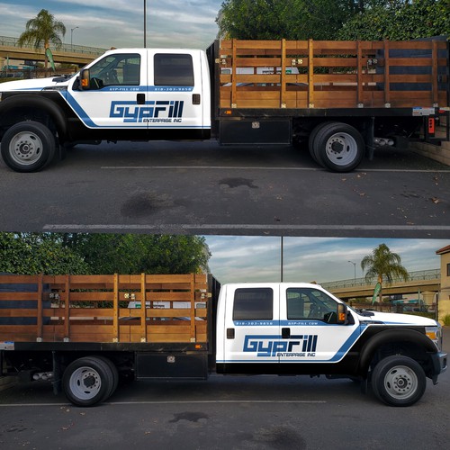 trucks wrap design Design by DuhaCreative