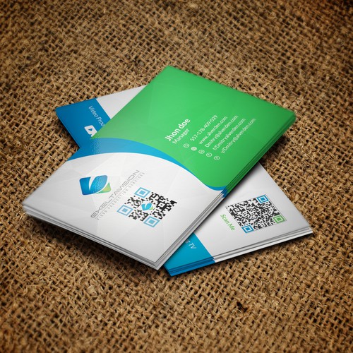 Business Card to represent THREE Service Divisions Design by Twin Ashek Masum