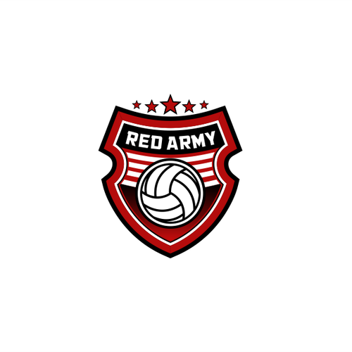 Create a cool, intense, captivating and intimidating logo for a Sports Team - RED ARMY Design by _Aries_