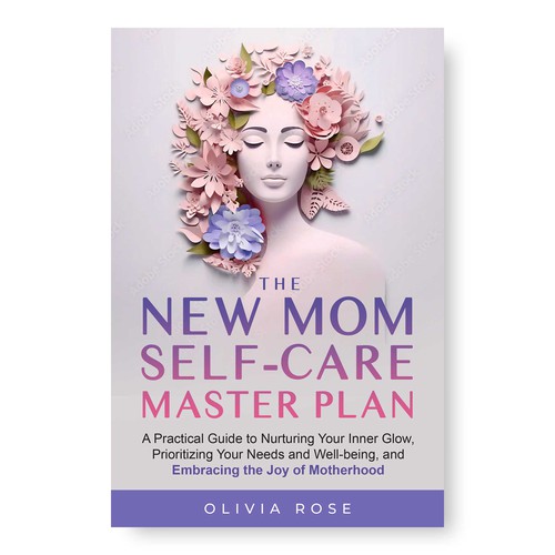 Self-care for New Moms book cover Design by A P R I  L