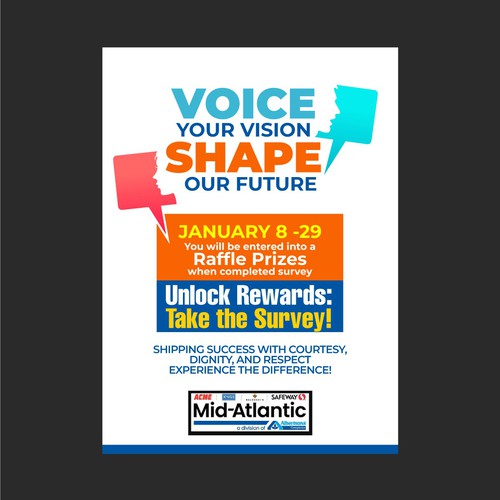 Acme Survey Need 100% Participation Design by Advento