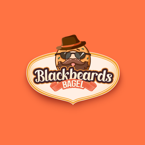 Blackbears Bagel Design by Maria Angelica Gomez