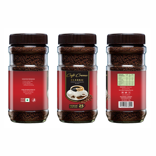Premium Instant Coffee Label Design Product label contest