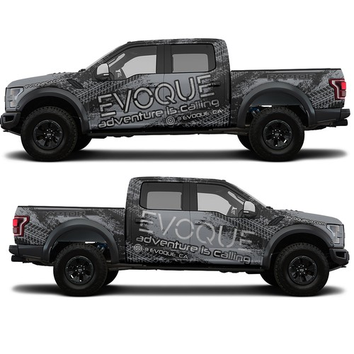 FORD RAPTOR 2021 WRAP IN BRAND LOGO Design by Nick T.