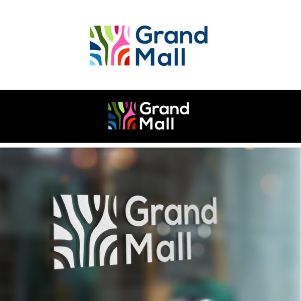 Mall shopping center logo