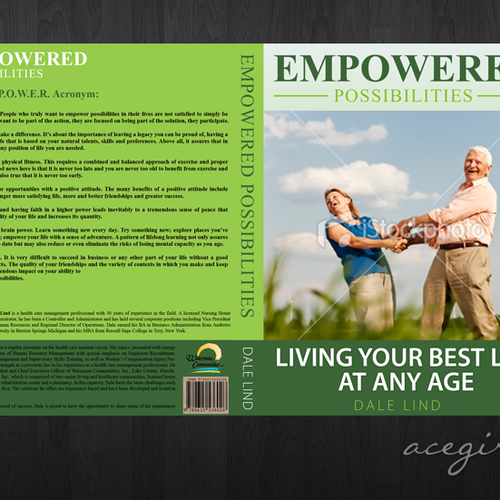 EMPOWERED Possibilities: Living Your Best Life at Any Age (Book Cover Needed) Design von acegirl