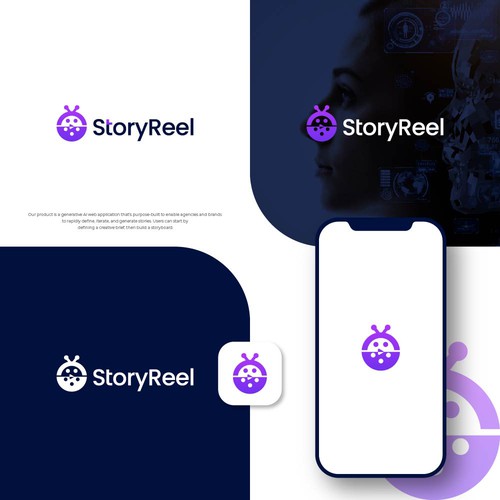 Generative AI storytelling service for creative agencies and brands Design by pixelamazers