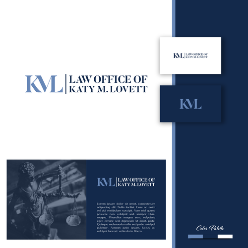 Small family law firm opening in Texas needs logo and website Design by Direwolf Design