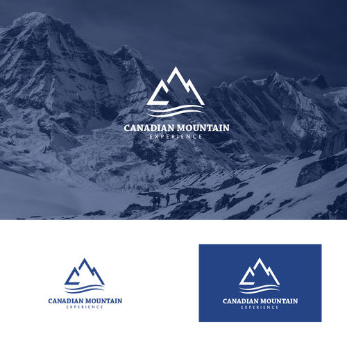 Canadian Mountain Experience Logo Diseño de One Frame