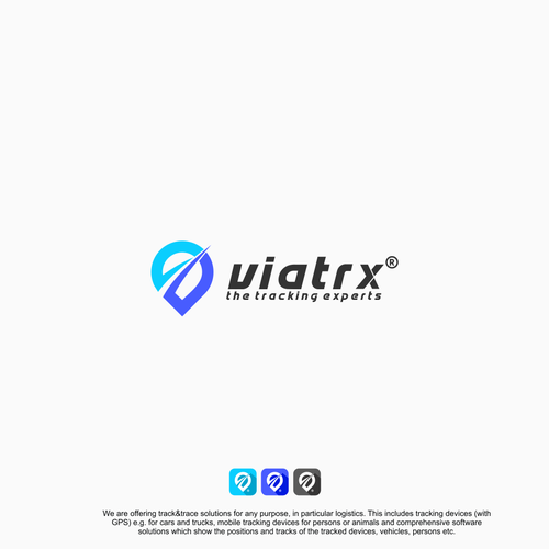 Logo Design for track&trace solution "viatrx" Design by Banaan™