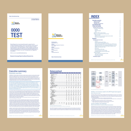 New PDF designs for Company Report Design by EzraSaraswati