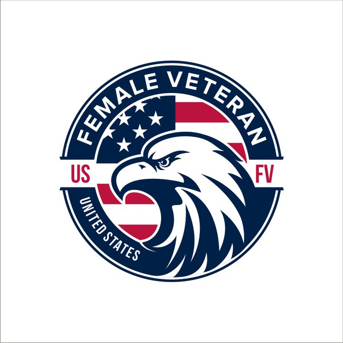 US Female Veteran Official Seal | Logo design contest