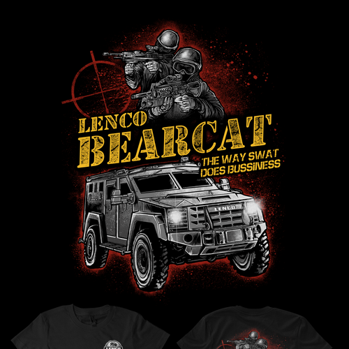 Lenco BearCat Ontwerp door Black Arts 888