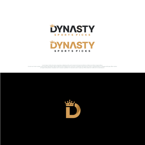 Luxury sports betting brand simple but elegant logo Diseño de svánz©