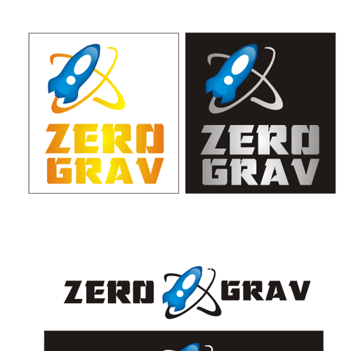 Nice, friendly logo for Zero Grav Design by Winata Jr.