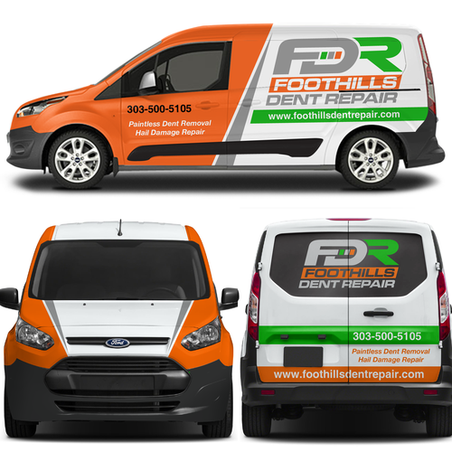 Wonderlijk Create partial car wrap design for our new paintless dent removal SM-92