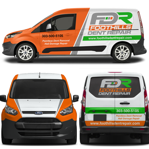 Create Partial Car Wrap Design For Our New Paintless Dent Removal Business Car Truck Or Van Wrap Contest 99designs