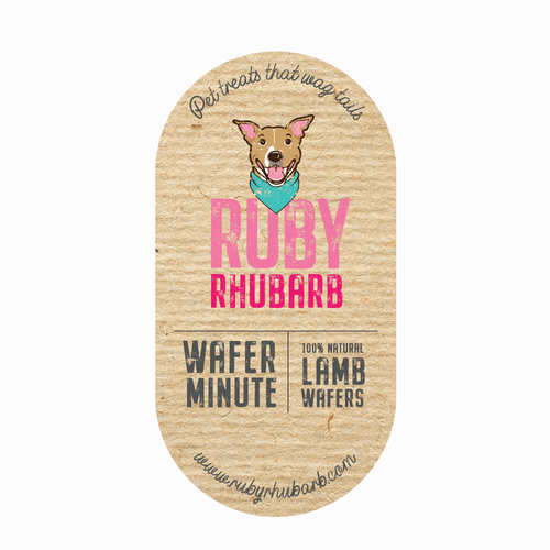 Ruby Rhubarb new product Labels Design by wildhare