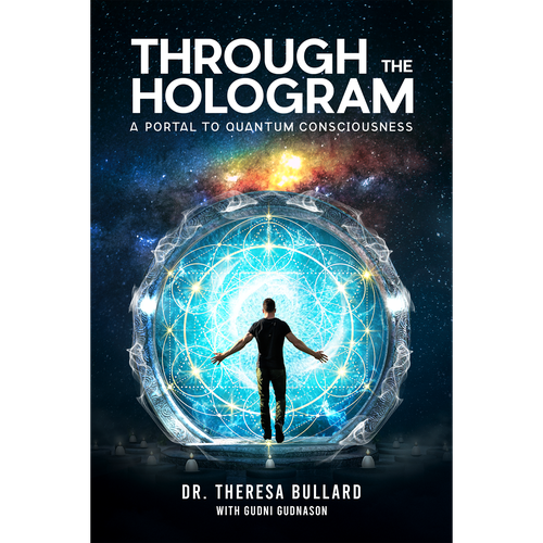 Futuristic Book Cover Design for Science & Spirituality Genre Design by H-Izz Design