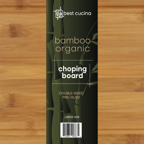 Bamboo Chopping Board Colour Card (2 Bamboo Chopping Board Models) Design by Andy⚡️⚡️