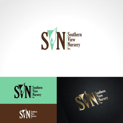 Impactful logo design for a Brand New Wholesale Plant Nursery Brand Design by diminish